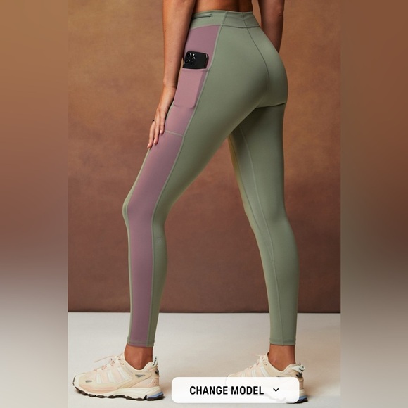 Two-Tone Women's Athletic Leggings XL - Picture 2 of 8